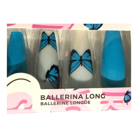 24 piece Ballerina tip medium & long press on nail tips new - Picture 5 of 8